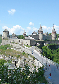 forteresse de Kamenets-Podolski XIVe siècle